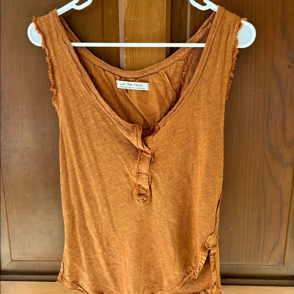 We the Free brown tank